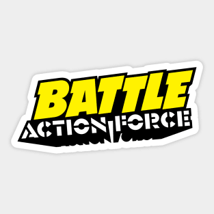 Battle Action Force 1985 annual logo Sticker